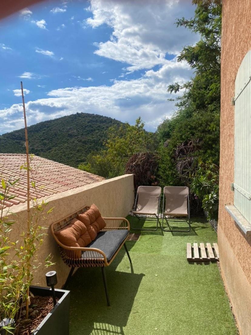 Tres Bel Appartement T3 Avec Splendide Vue Mer Les Issambres Ngoại thất bức ảnh